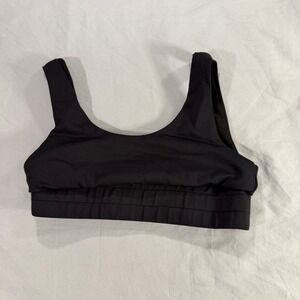 Five‎ the Label Girls Black Sports Bra Youth Large YL Dance Gymnastics Crop Top